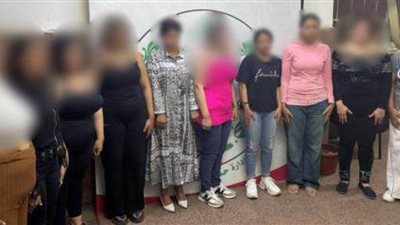 ضبط 10 سيدات لقيامهن بممارسة الأعمال المنافية للآداب بالقاهرة