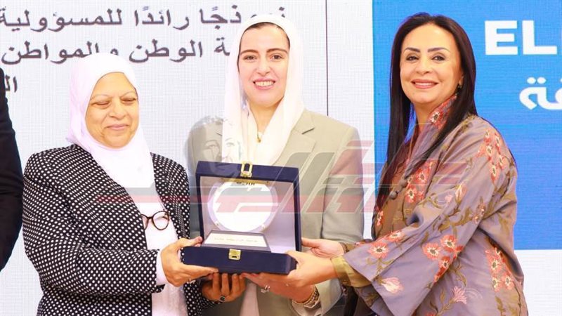 وزيرة التضامن خلال