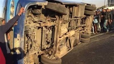 عاجل.. الصحة: إصابة 25 مواطنًا إثر انقلاب ميني باص تابع لوزارة الشباب