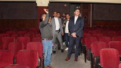 وزير الثقافة يتفقد 