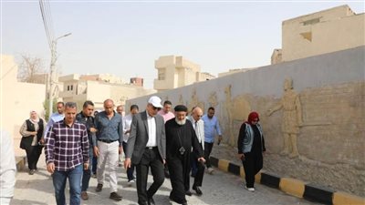 محافظ المنيا يتفقد جبل الطير ويلتقي مسئولى مطرانية سمالوط