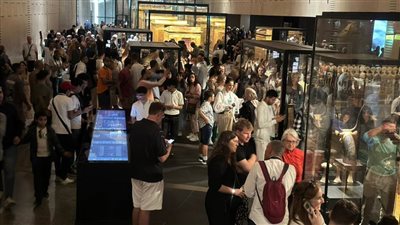 18ألف زائر مصري وأجنبي للمتحف الكبير في أول يوم افتتاحه للجمهور