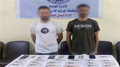 ضبط شخصين بالمنيا لقيامهما بالنصب والاستيلاء على بيانات بطاقات الدفع الإلكتروني 