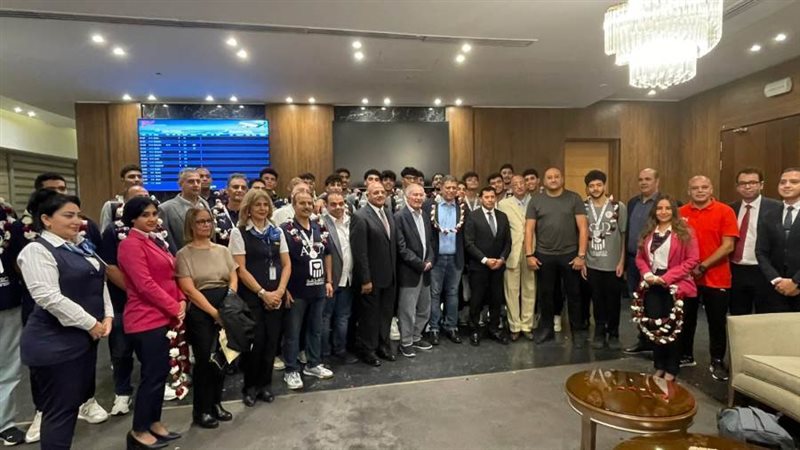 وزير الرياضة يستقبل