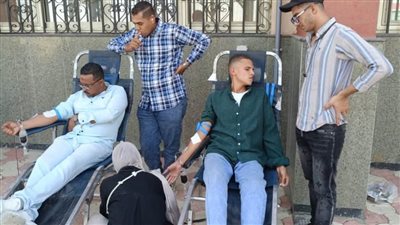 جامعة الوادي الجديد تنفذ حملة للتبرع بالدم بالتعاون مع المركز الإقليمي