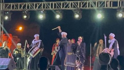 افتتاح مهرجان قنا للفنون والحرف التراثية بساحة معبد دندرة 