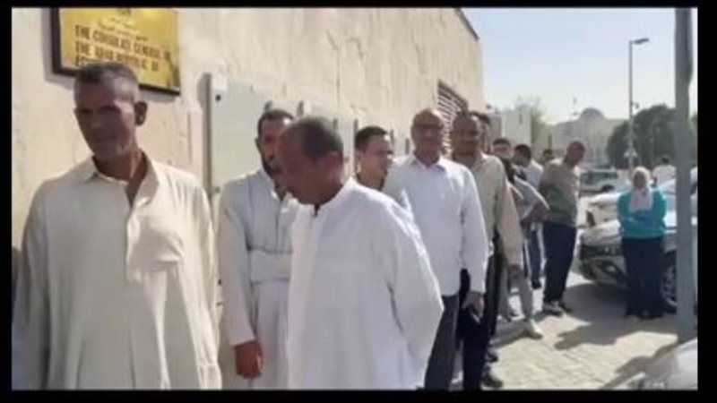 اصطفاف الناخبين المصريين