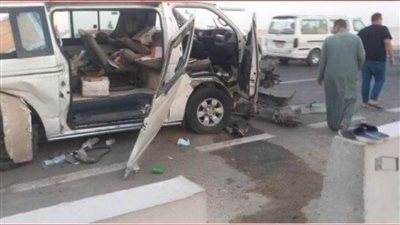 إصابة 6 أشخاص إثر انقلاب سيارة بطريق شبرا بنها الحر في القليوبية 