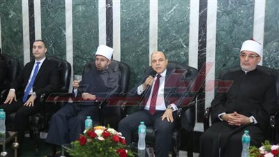 وزير الأوقاف ومفتي الجمهورية ومحافظ كفر الشيخ يناقشون الملفات الخدمية