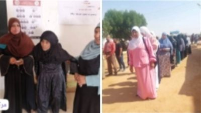 لليوم الثاني على التوالي.. المرأة وذوو الهمم يتصدرون المشهد الانتخابي بالوادي الجديد