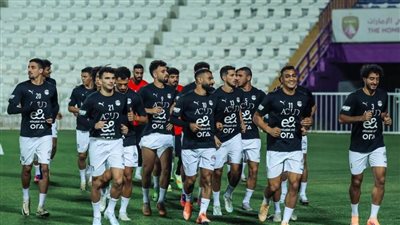 منتخب مصر يخوض تدريباته باستاد العين 