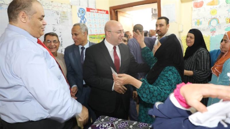 محافظ بنى سويف يتفقد