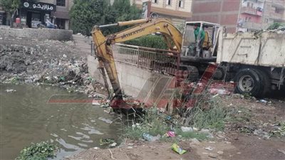 تطهير وتكريك المجاري المائية بكفر الشيخ 