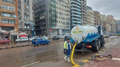 الإسكندرية ترفع درجة الاستعداد القصوى للتعامل مع موسم النوات وسقوط الأمطار