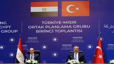 وزيرا خارجيتي مصر وتركيا يترأسان اجتماع مجموعة التخطيط المشتركة بأنقرة