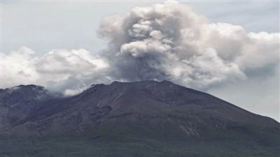 ثوران بركان 