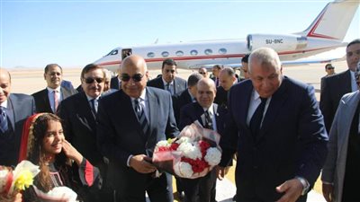 محافظ الوادي الجديد يستقبل وزير العدل لافتتاح مشروعات جديدة