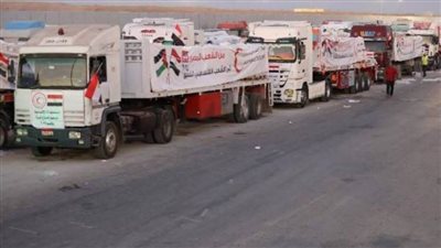 الهلال الأحمر: قافلة 