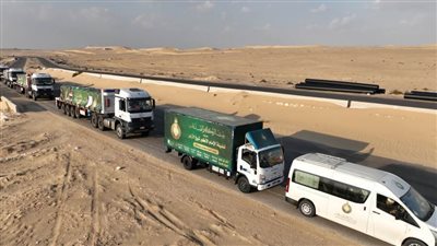 بالفيديو.. قافلة «بيت الزكاة والصدقات» الإغاثية الثانية عشرة إلى أهالينا في غزة