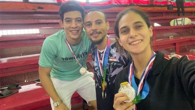 مصر تحصد 3 ميداليات ببطولة زامبيا الدولية للريشة الطائرة