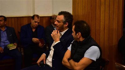 وفد بيراميدز يتقدمهم ممدوح عيد يقدمون العزاء في الراحل محمد صبري