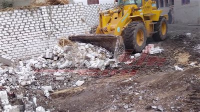 إزالة التعديات علي الأراضي الزراعية وأملاك الدولة بكفر الشيخ 