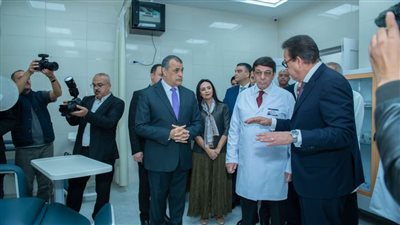 4 وزراء في افتتاح وحدتي الغسيل الكلوي والعلاج بالأكسجين بوزارة الإنتاج الحربي