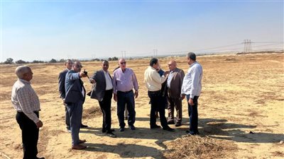 معاينة الموقع المقترح لإنشاء أول مدرسة فنية للنباتات الطبية والعطرية بسمسطا