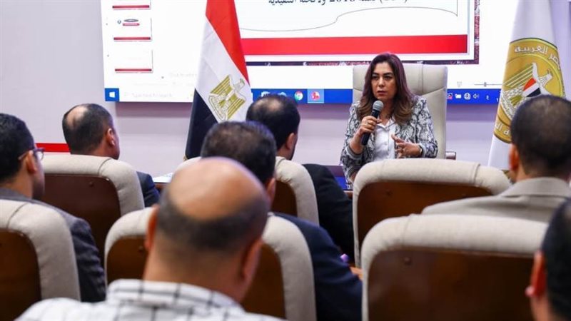 منال عوض خلال الفعالية