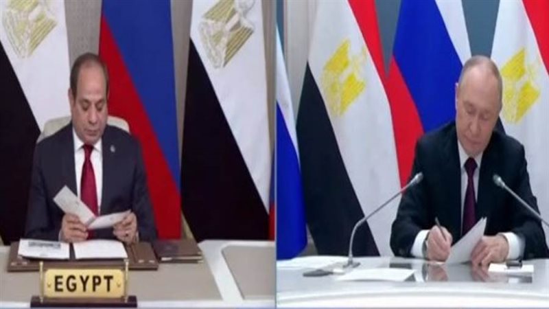 الرئيسان السيسي وبوتين