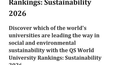 جامعة بني سويف تتقدم بـ351 مرتبة في تصنيف QS للاستدامة عالميًا