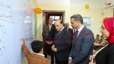 محافظ كفر الشيخ ووكيل التعليم يفتتحان مدرسة إصلاح إدريجة للتعليم الأساسي 
