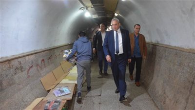 محافظ الغربية يعاين نفق 