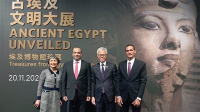 محمد إسماعيل يلقي محاضرة عن الآثار المصرية بمتحف قصر هونج كونج