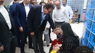  وزير الصحة يتفقد مشروع مبنى الطب الرياضي بالمعهد القومي للجهاز الحركي