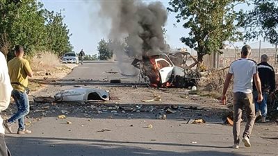 طائرة مُسيّرة إسرائيلية تقصف مركبة في وادي نحلة بجنوب لبنان