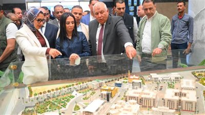 وزيرة التضامن الاجتماعي تتفقد العاصمة الإدارية الجديدة لمحافظة الوادي الجديد