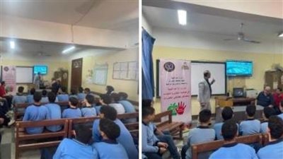 الداخلية تعقد لقاءات مع طلبة المدارس والجامعات للتوعية بمخاطر تعاطي المخدرات وطرق الوقاية