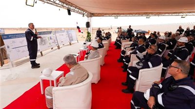  وزير البترول والثروة المعدنية يشهد الأعمال المبكرة لبدء تنفيذ مشروع الصودا بالعلمين