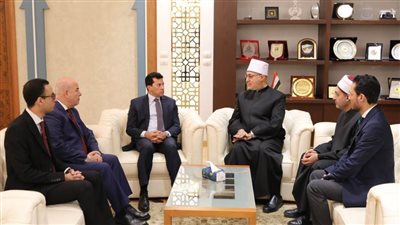 مفتي الجمهورية يستقبل وزير الشباب والرياضة لبحث تعزيز التعاون المشترك