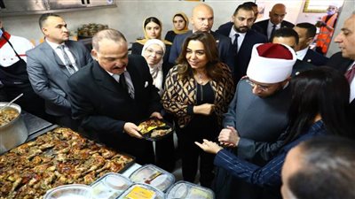 وزراء التضامن والتنمية المحلية والأوقاف يتفقدون مطبخ المحروسة للإطعام بمدينة طنطا