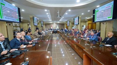 محافظ كفر الشيخ يستعرض موقف تنفيذ مشروعات الخطة الاستثمارية