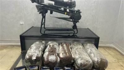 إحباط محاولة تهريب 35 كيلوجرام مخدرات بطائرة درون