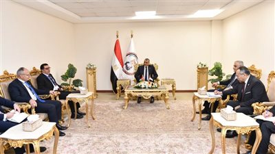  وزير الإنتاج الحربي يستقبل رئيس هيئة مديري المركز الأردني للتصميم والتطوير