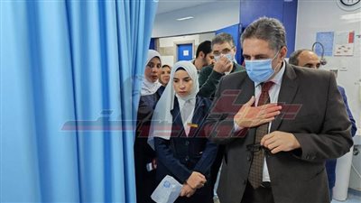 وكيل صحة كفر الشيخ يتفقد مستشفى دسوق العام لمتابعة سير العمل 