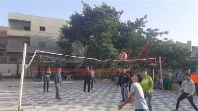 تصفيات تمهيدية بكرة الطائرة في كفر الشيخ