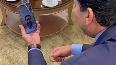 وزير الشباب والرياضة يهنئ البطل الأولمبي محمد السيد بعد تتويجه بذهبية كأس العالم لسلاح الإيبيه