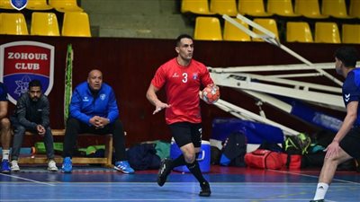 فوز رجال يد الزهور على المعادي بدوري المحترفين 