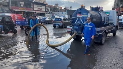بالصور.. انتشار واسع للمعدات ورفع درجة الاستعداد لمواجهة الأمطار بالغربية