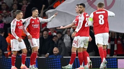 أرسنال يسحق كلوب بروج في دوري الأبطال